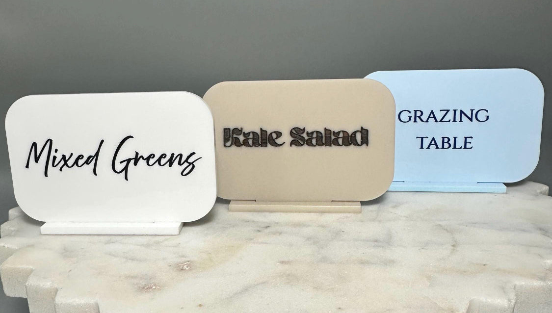 Custom Display Cards - Set of 3