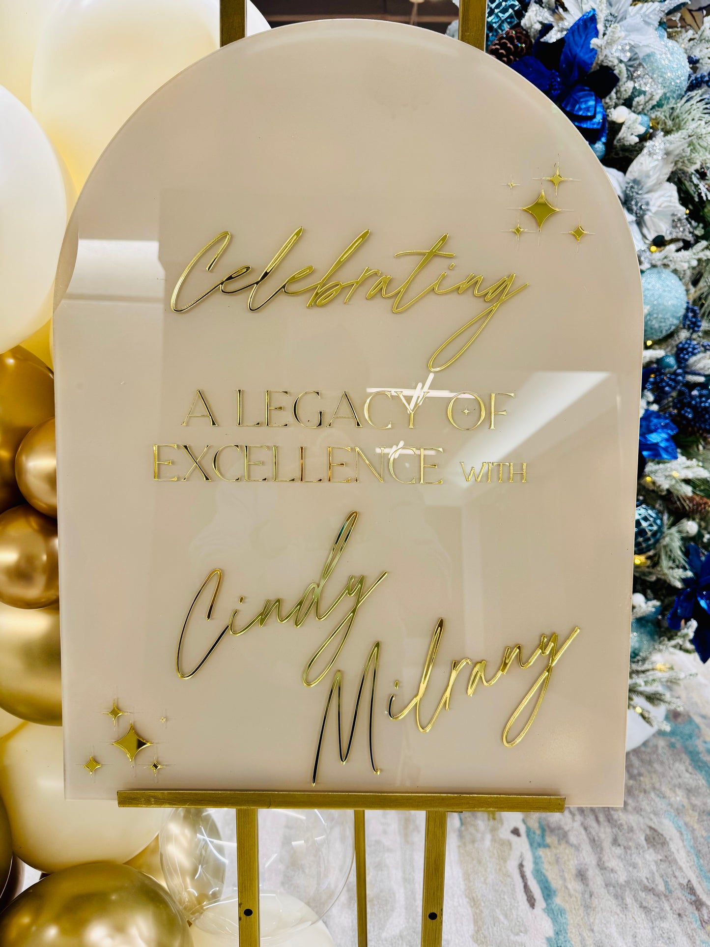 Custom 2 Layer Acrylic Welcome Sign - 18" x 24" Personalized Home Decor