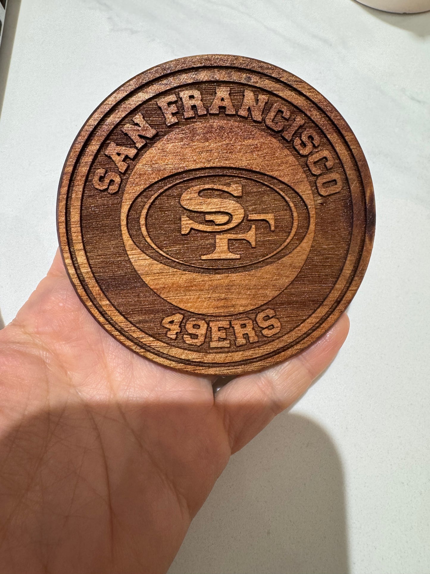 Custom Engraved Wood Coasters