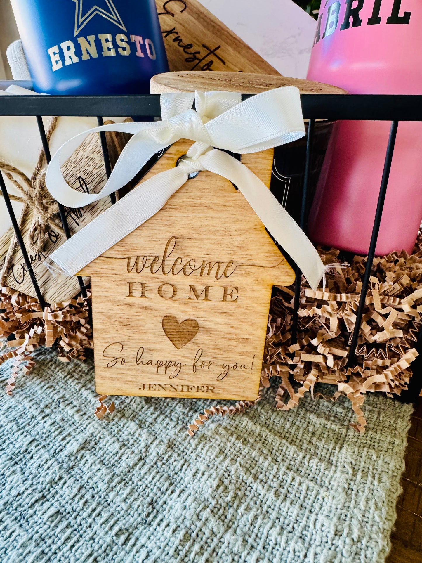 Custom Welcome Home Sign – Personalized New Home Gift