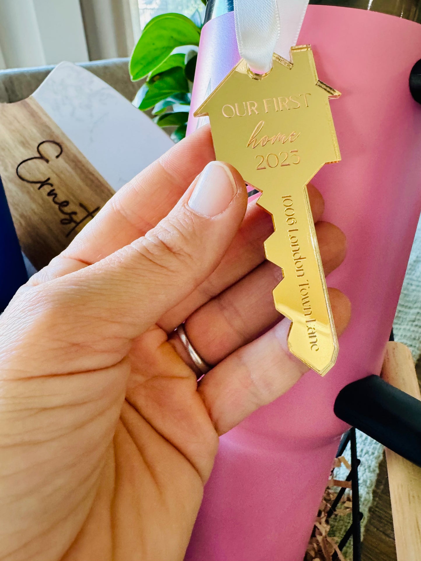 Custom "Our First Home" Key