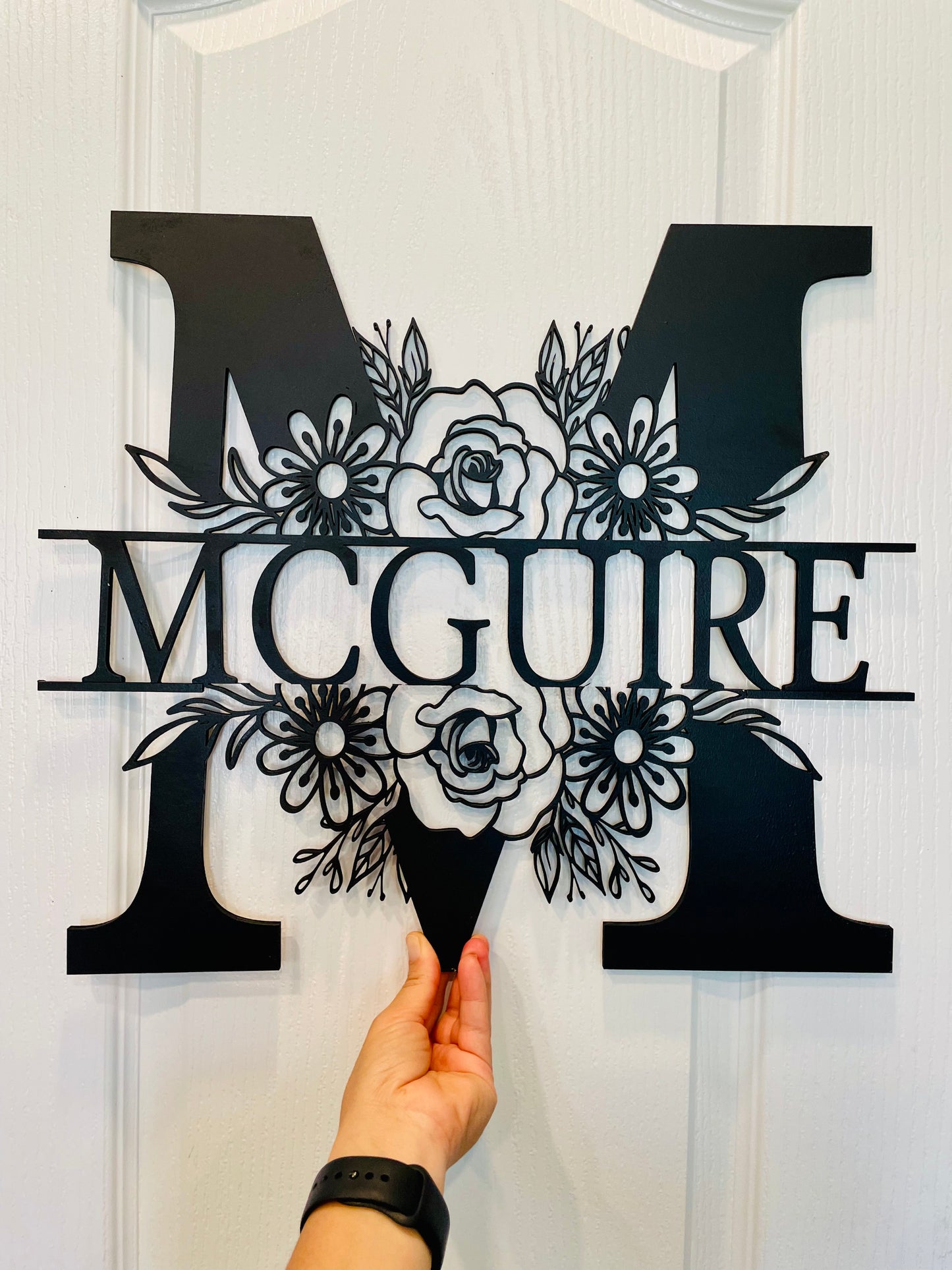 Custom Metal Family Name Sign – Personalized Established Sign
