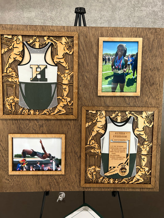 Jersey and Photo Display Board