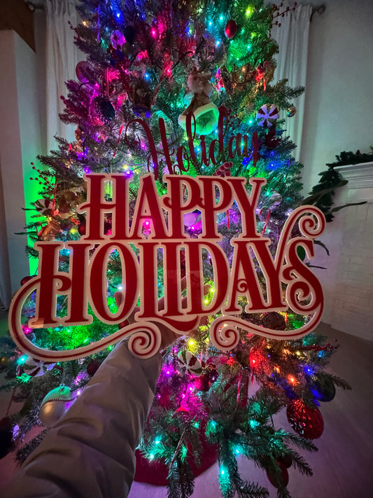 Happy Holidays Sign