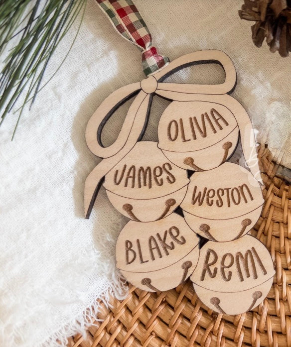 Custom Bell Name Ornament