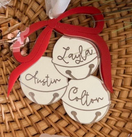 Custom Bell Name Ornament