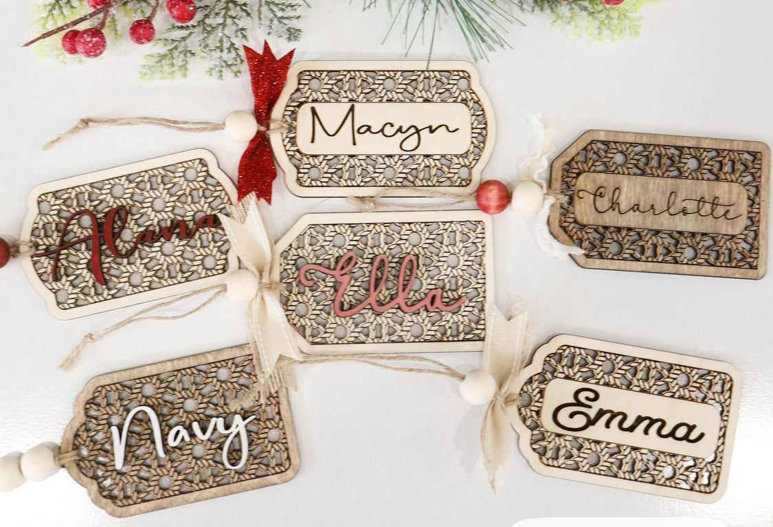 Custom Name Ornament