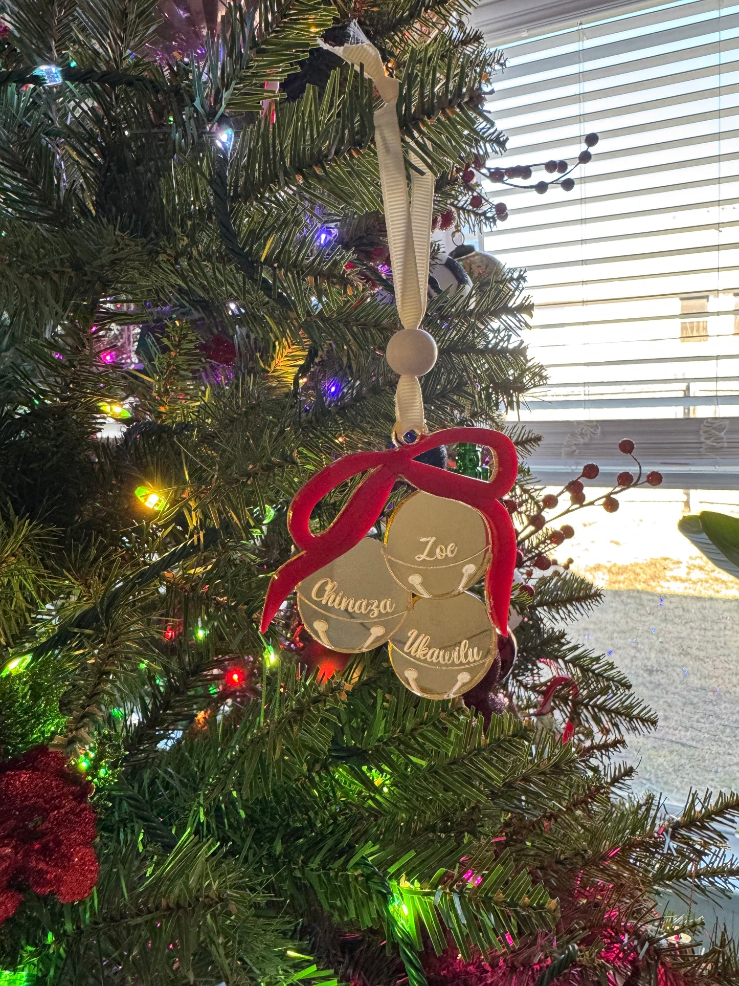 Custom Bell Name Ornament