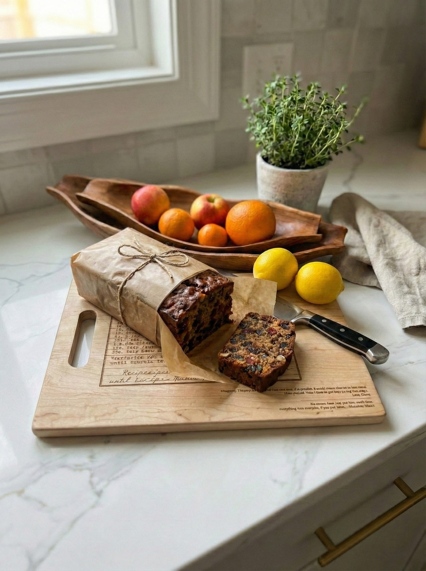 Custom Recipe Cutting Board