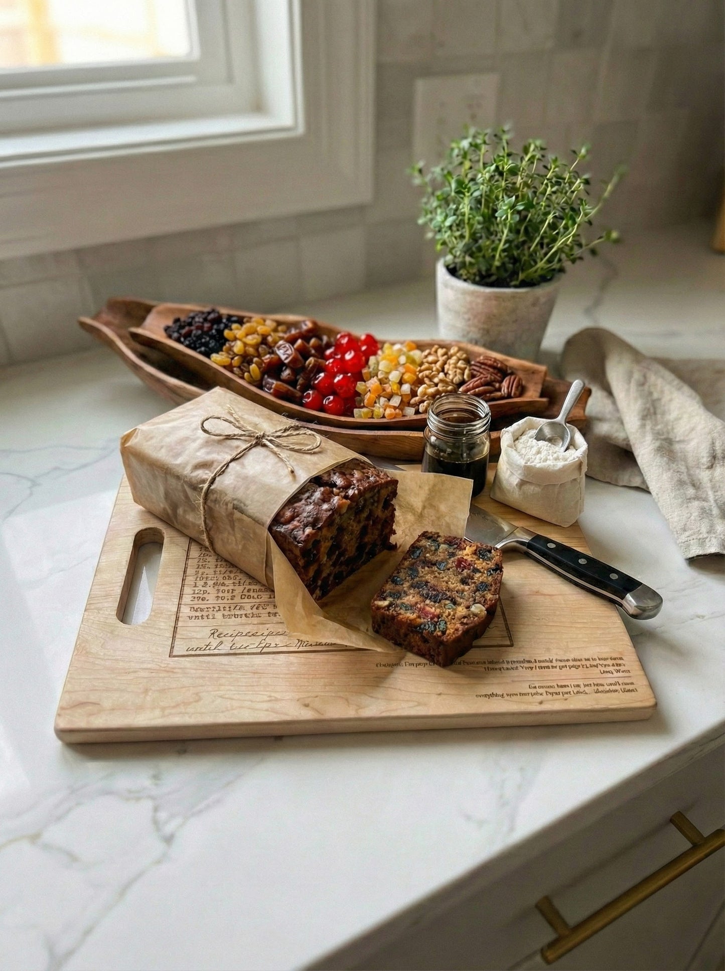 Custom Recipe Cutting Board - Personalized Family Recipe Engraved Maple Wood