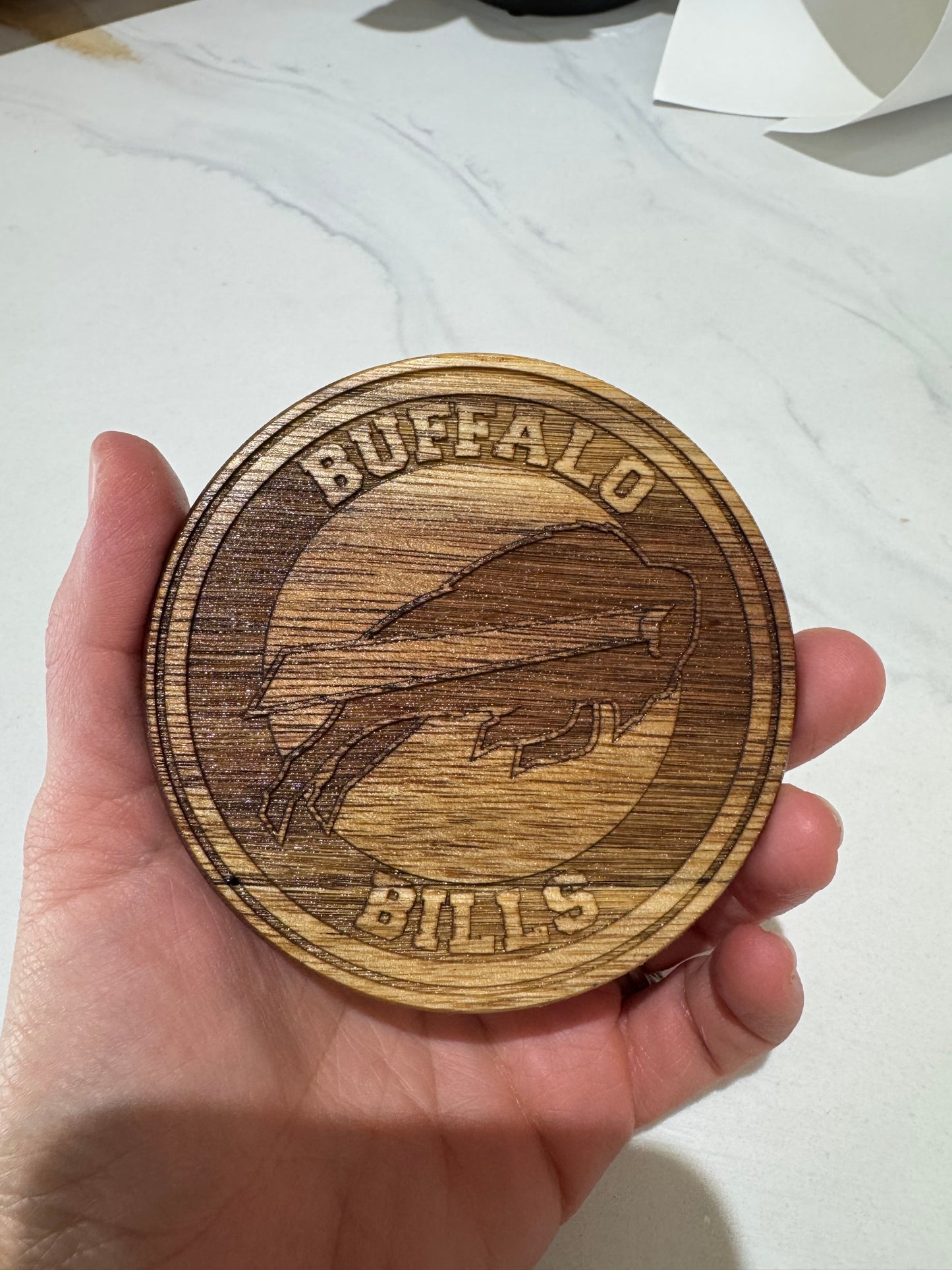 Custom Engraved Wood Coasters