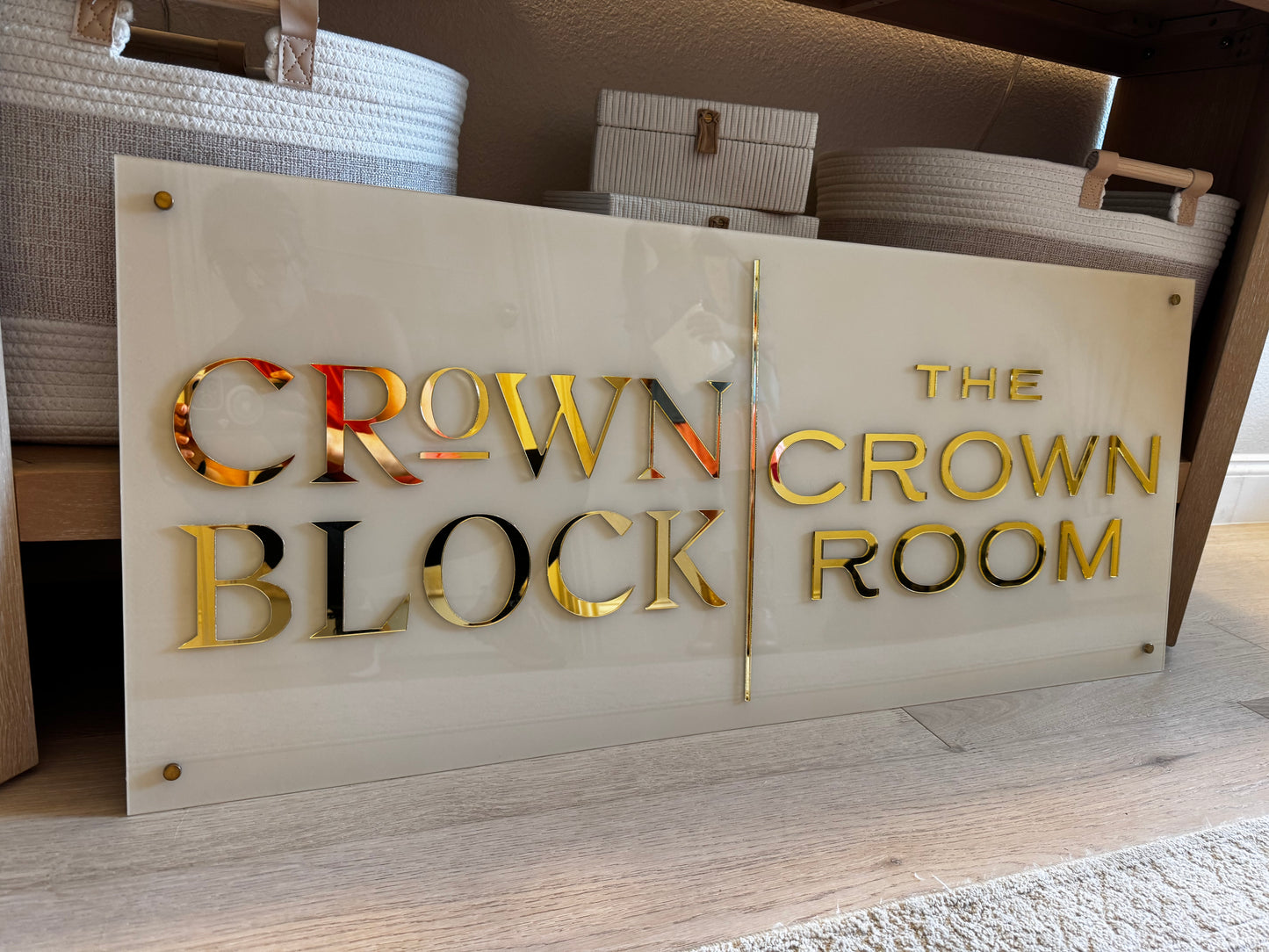 Large Custom Acrylic Sign