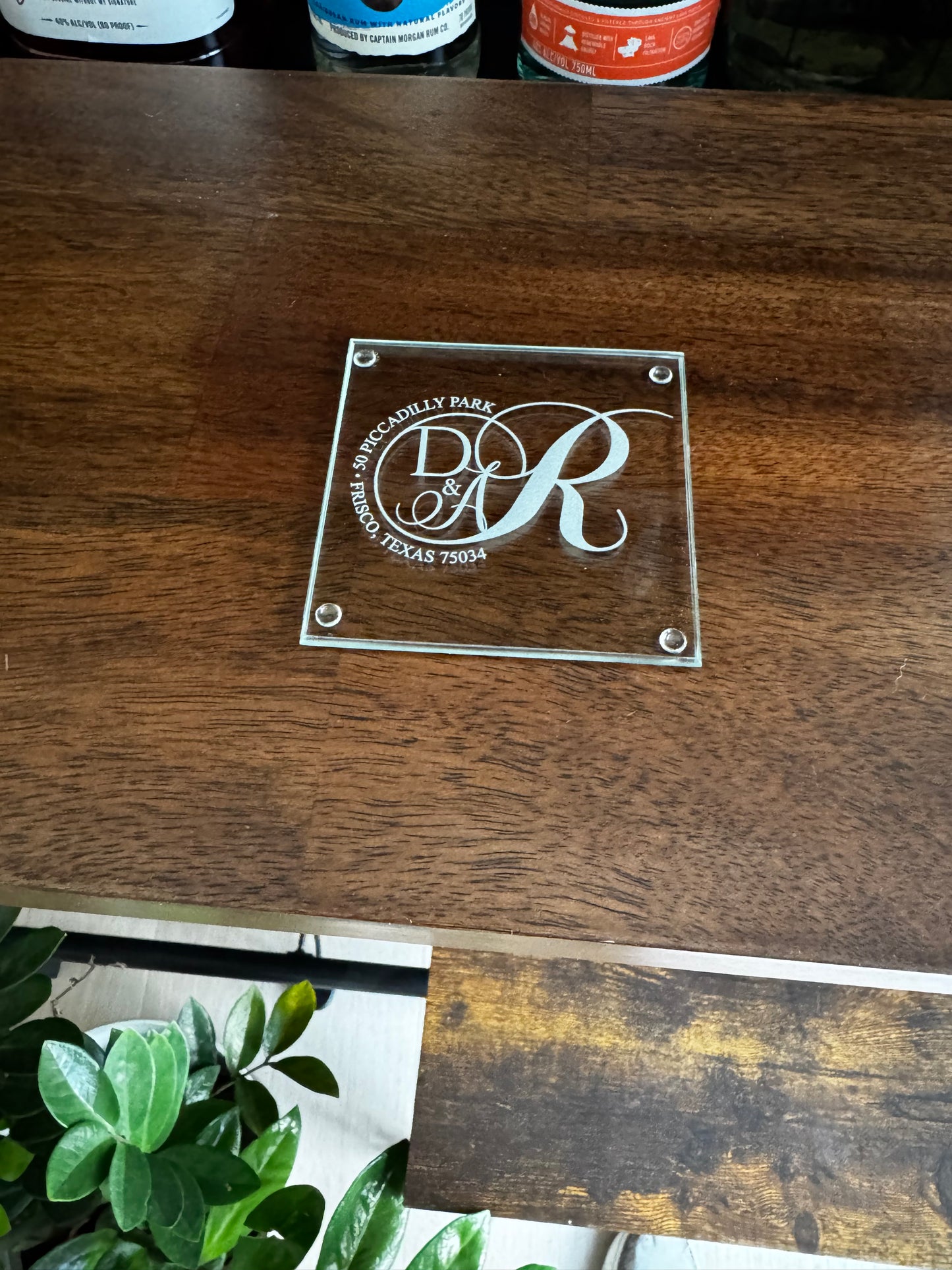 Custom Glass Coasters – Set of 4