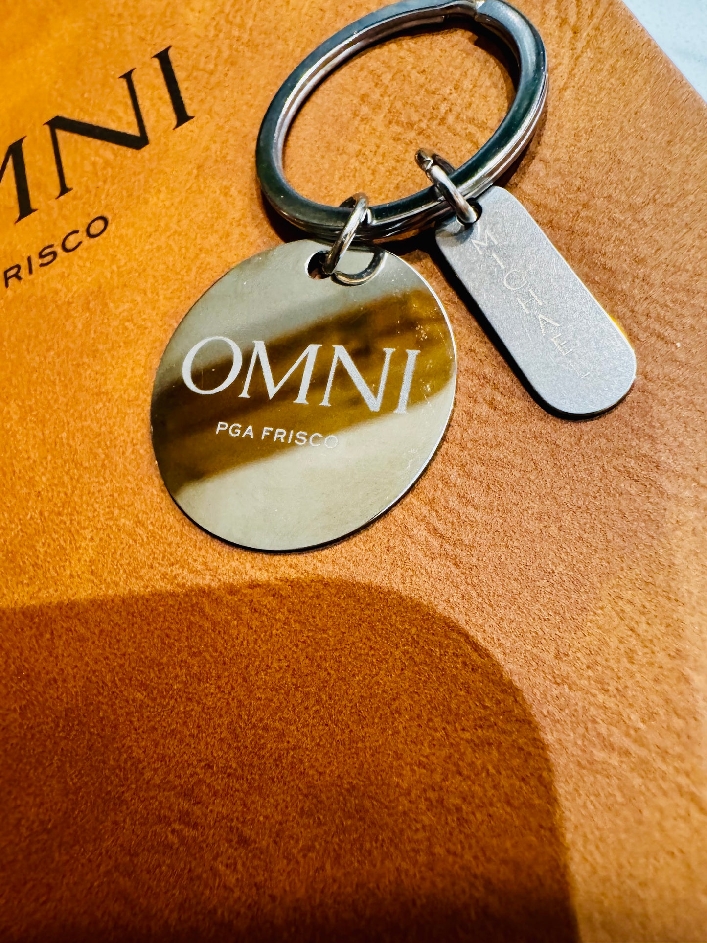 Personalized Stainless Steel Keychain with Custom Engraving